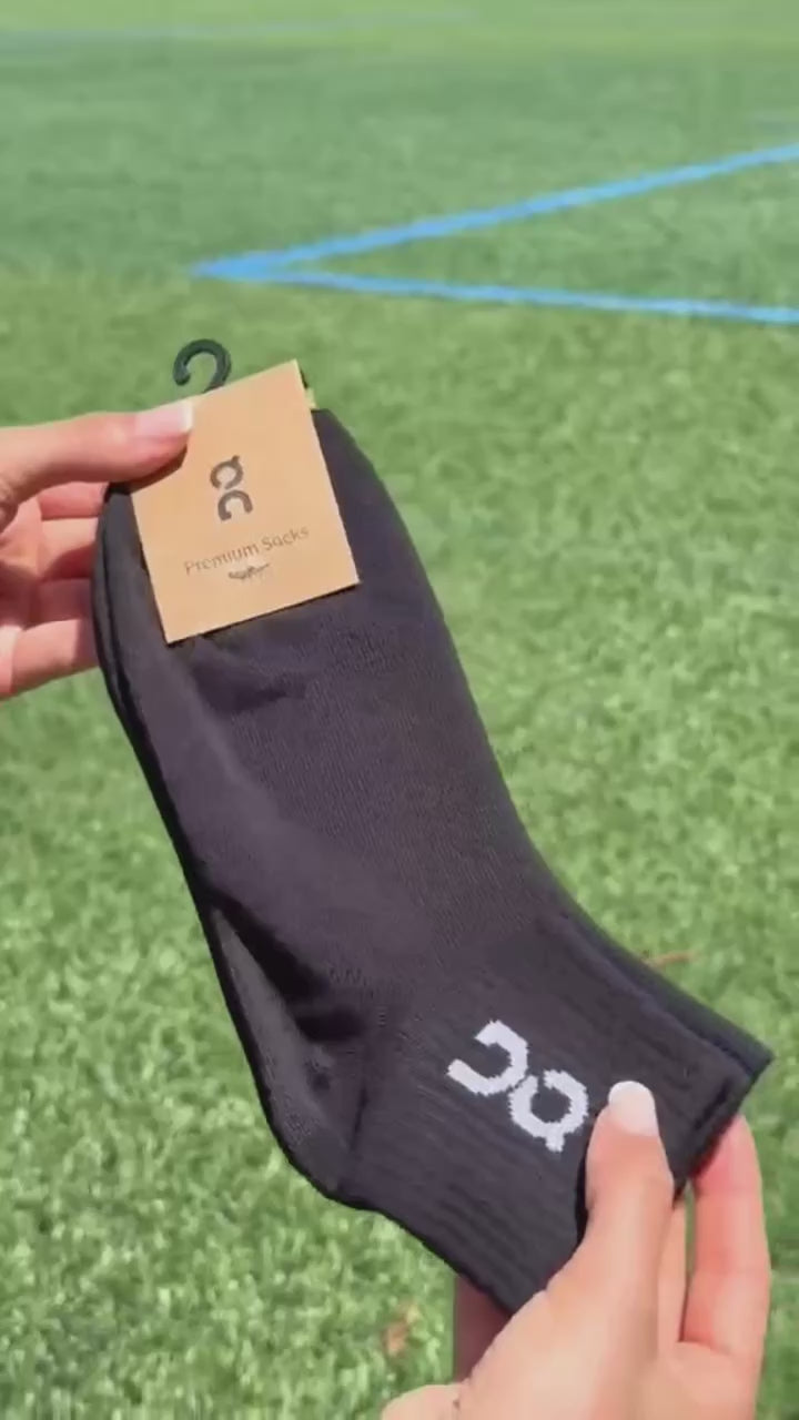 DQ FITNESS ON Crew Athletic Socks